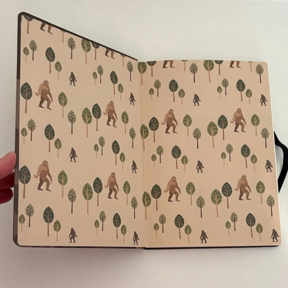 Native Northwest Brown Sasquatch Journal Art by‎ Indigenous Artists Francis Horn